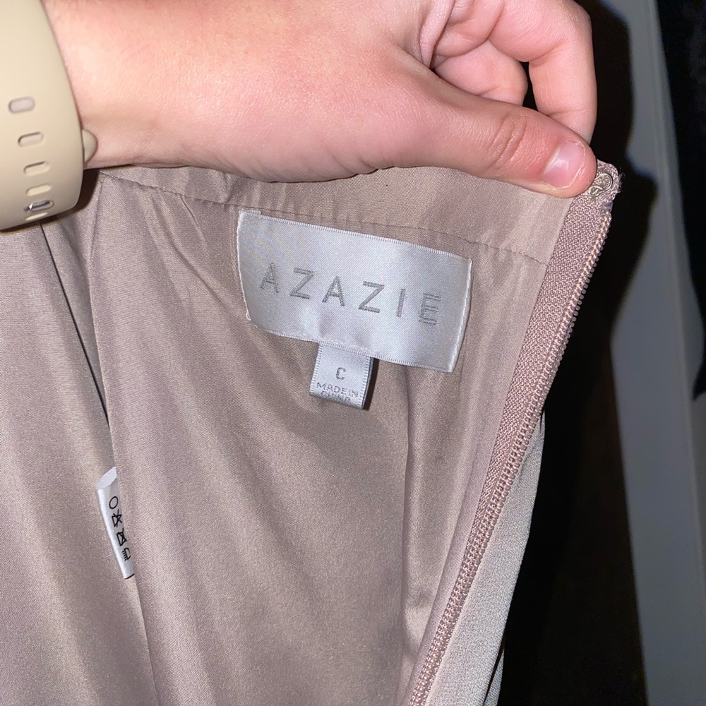 Azazie taupe bridesmaid dress - Picture 14 of 14